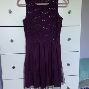 - Speechless Purple Halter Dress